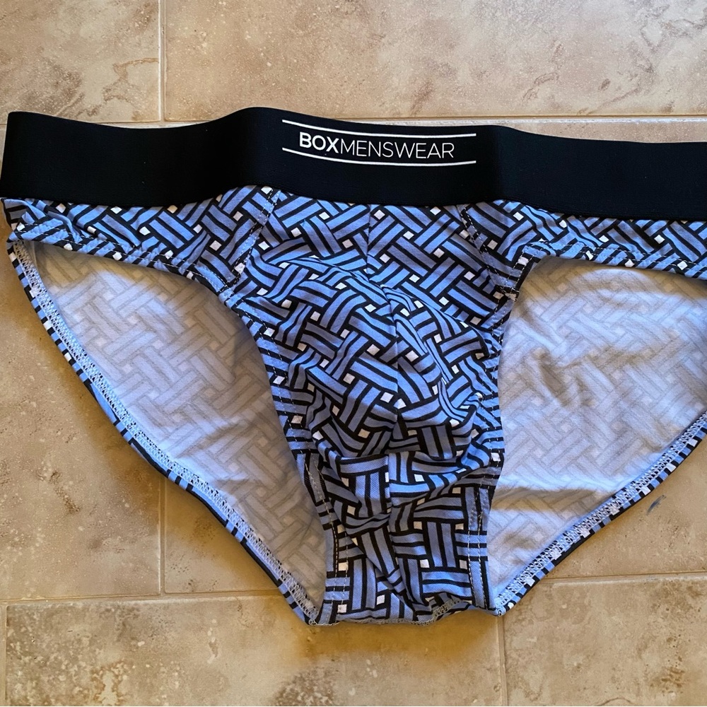 BoxMenswear Feature Fit 3.0 Boxer Briefs Junction Blue Medium NWT